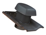 KOMINEK ceramiczny titania creaton antracyt mat fi150