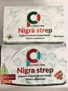 Lizaki o smaku truskawkowym na ból gardła termin ważności do 25.09.27 r.