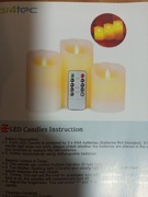 Świecznik ledowe na baterie 