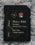 Karta SD z mapą NAVI 900  2017/2018r do Opel