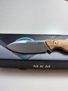 Nóż MKM Pocket Tango2 Olive Wood, Satin MagnaCut by David C Andersen