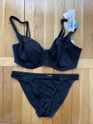 Freya Fever Sweetheart Padded 34E 75E 75F + figi czarne S 38 nowe