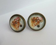 Kolczyki krowy krowa cow