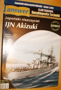 IJN Akizuki 1/200 japoński niszczyciel model plany artykuł