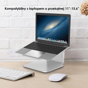 ALUMINIOWA PODSTAWKA BIUROWA STOLIK POD LAPTOP-A MACBOOK-A NOTEBOOK-A