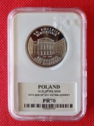 10 ZŁOTYCH 2009 - 90. ROCZNICA POWSTANIA NIK - GRADING GCN PR70 !!!