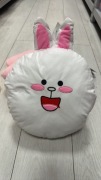 Maskotka poduszka dekoracyjna królik dla dzieci 