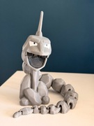 Pokémon Onix 3D – ruchoma figurka 32 cm, podpórka pod głowę