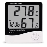 HTC-1 Elektroniczna stacja pogodowa zegar miernik temperatury i wilgotności