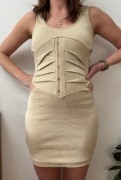 Sukienka dopasowana imprezowa sukieneczka koktajlowa PrettyLittleThing 36 S