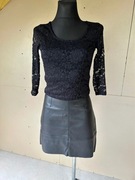 Bluzka koronkowa S/36 koronkowe rękawy Amisu