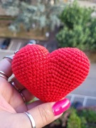 Brelok, sowa, serce, świnka,kropla handmade szydełko