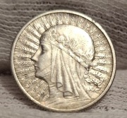 Moneta 2 zł  Polonia -Głowa Kobiety,Jadwiga Babka z 1933r ładna