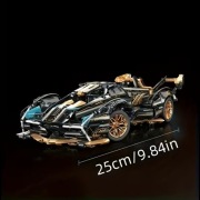 Model Samochodu Sportowego – Czarno-Złoty Zestaw Konstrukcyjny