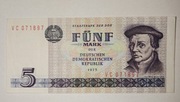 5 Marek niemieckich 1975 seria VC