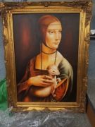 Dama z łasiczką obraz  50x70