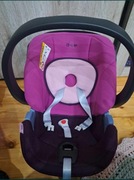 Fotelik Cybex + gondola + spacerówka babymerc 