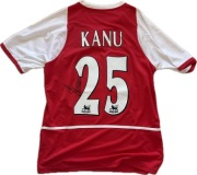Kanu oryginalny autograf! Nigeria Arsenal