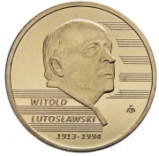 Moneta 2zł 100 rocznica urodzin - Witold Lutosławski