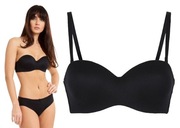 Biustonosz bez ramiączek LingaDore Daily Strapless 85E czarny, pianka