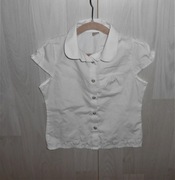 biała koszulowa bluzka dziewczęca  TU  128