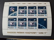 Radziecki próbnik księżycowy Łuna 17, arkusik 6 znaczków