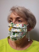 Maseczki bawełniane 2 warstwy drucik filtr