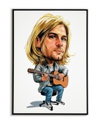 Kurt Cobain, Nirvana Grunge Plakat A3 - trzeci plakat GRATIS