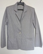 Vintage marynarka w biało-granatowe paski 38 M