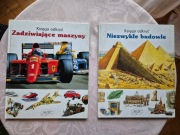 2 książki dla dzieci: Zadziwiające Maszyny + Niezwykłe budowle   WEW 18
