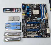 Płyta Asrock A75 Pro4 AMD FX3670 RAM DDR3 12GB