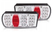 Tylne Lampy LED do Przyczepy AOJO – Wodoodporne 13-Pinowe