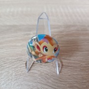 Holograficzna Przypinka HOLO handmade Pokémon Chimchar 32 mm