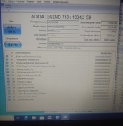 Dysk ADATA Legend 710 1TB m.2 nvme używany 
