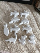 Dzień dziecka Dino dinozaury dinozaur samolot rybka figurki