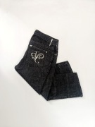 Vintage rybaczki bardzo ciemny jeans damskie Versace 29 43