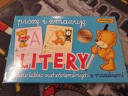 Adamigo piszę i zmazuję LITERY