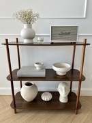 Nowy regał drewniany Aristo ciemny 80x30x79cm