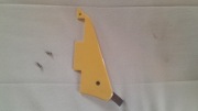 Pickguard do gitary typu Les Poul żołty