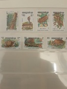 Kambodża 1983 Mi  496-502   wąż żółw idealna pozycja 