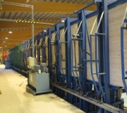 Prasa do klejenia drewna konstrukcyjnego bali 420X2000X12800 hydrauliczna