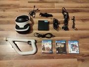Zestaw VR PS4 kamera move okablowanie kpl z grami