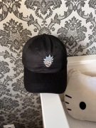 Czapka z daszkiem Rick cartoon streetwear black