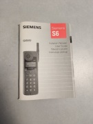 Oryginalna instrukcja obsługi do telefonu GSM Siemens S6