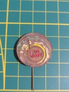 Stara spinka pins znaczek izokor Płock instalexport 