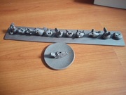 Unikatowy komplet 12 ceramicznych japońskich figurek zodiaku Eto