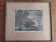 Grafika Paweł Steller (1895-1974) Orłowo Rzadka