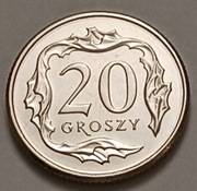20 gr groszy 2015 r. mennicza