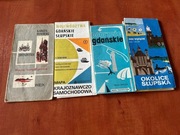 Zestaw 4 Map Turystyczny Pomorza z Okresu PRL