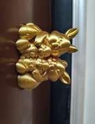 Rodzinka 4 złotych króliczków